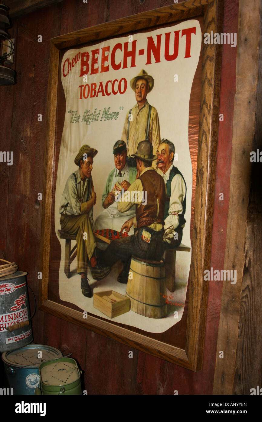 Poster on wall Stock Photo