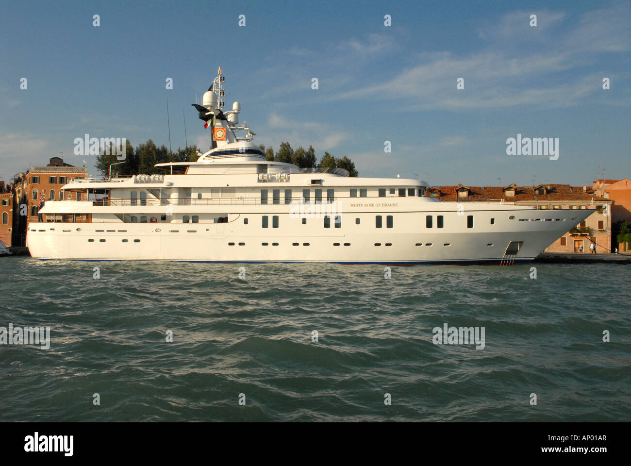 White Rose of Drachs yacht Owner Michael Evans London England 02 09 2006  Stock Photo - Alamy