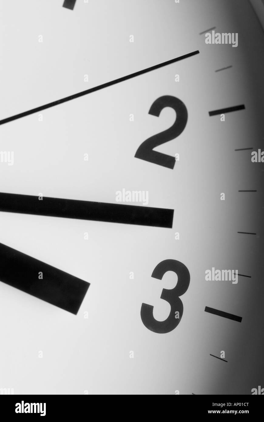 Stock Photo of a close up shot of a clocks face Stock Photo Alamy