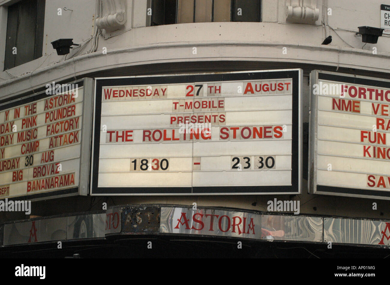 The Rolling Stones concert at the Astoria Theatre London England 