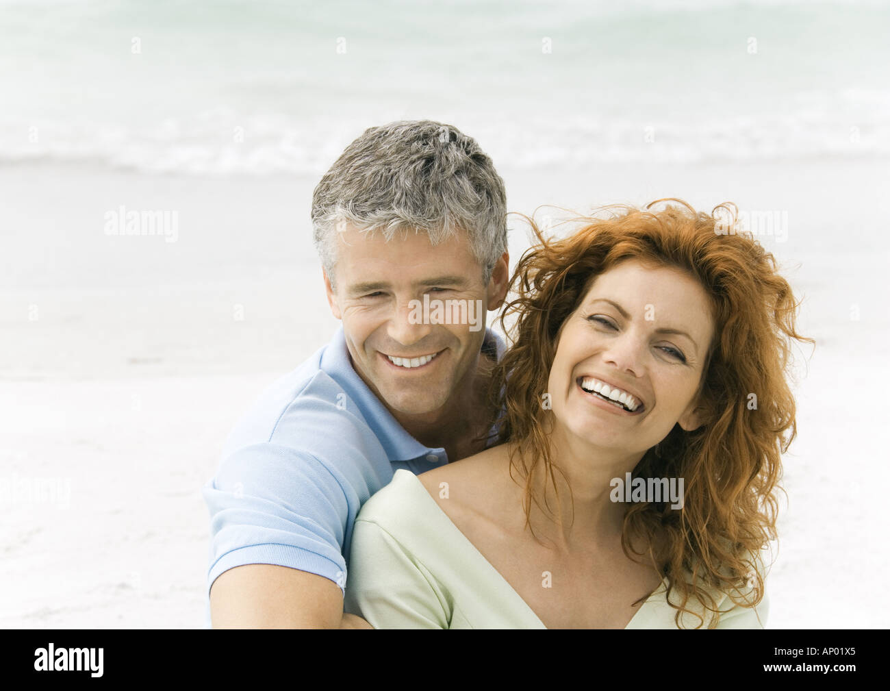 Mature couple smiling Stock Photo