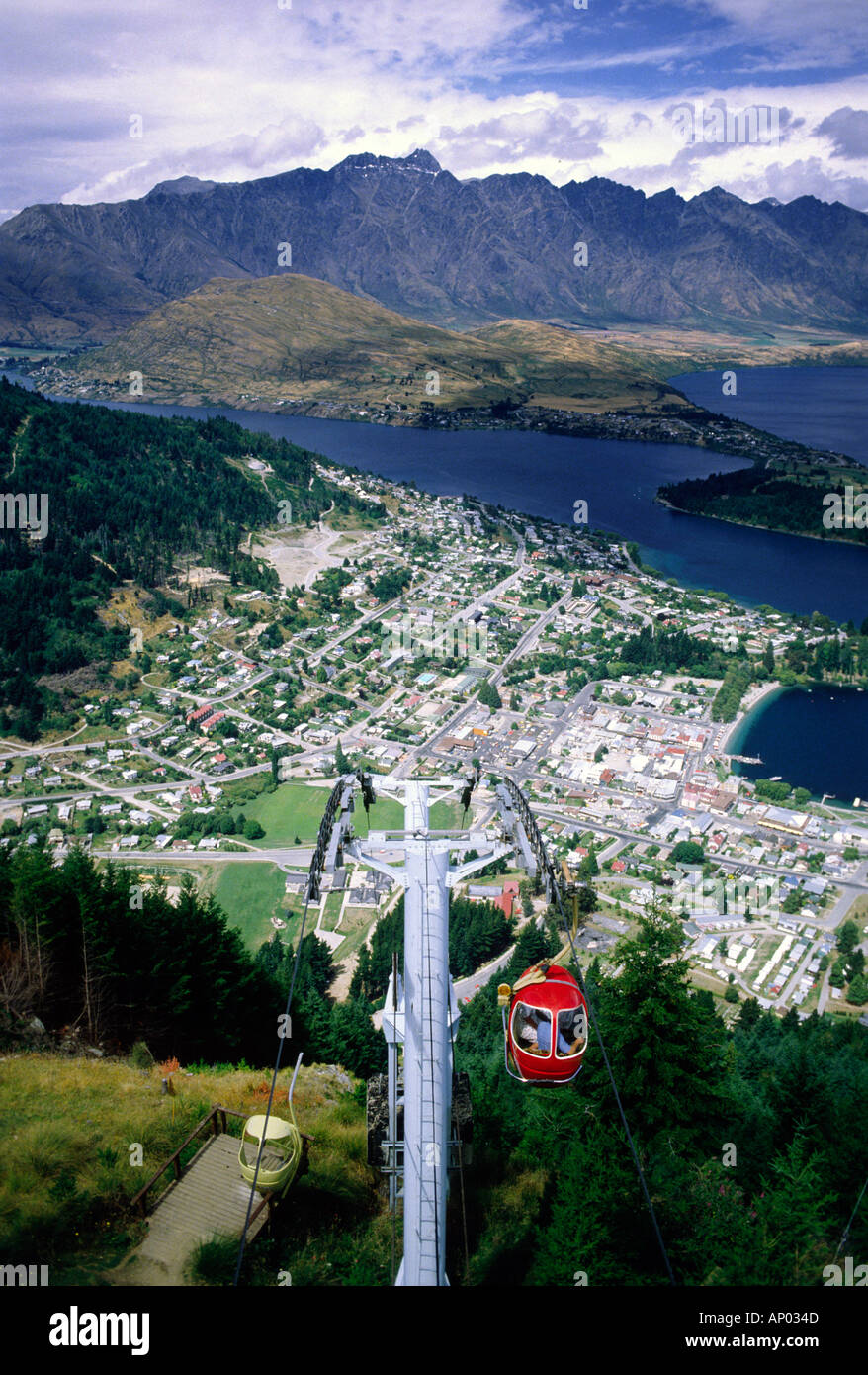 New Zealand Queenstown and the Remarkables Stock Photo - Alamy