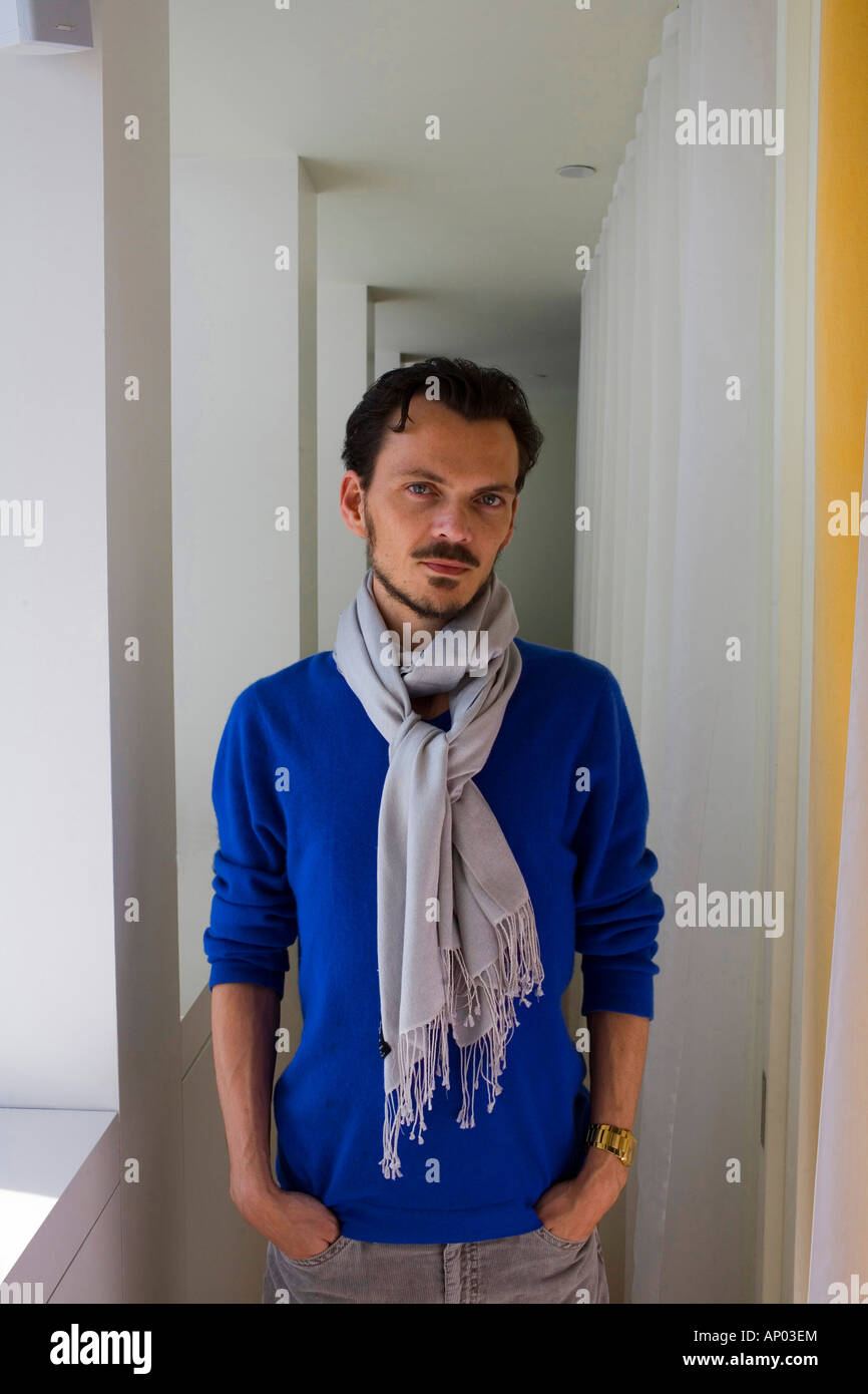 Fashion Designer Matthew Williamson in the Penthouse Suite of the