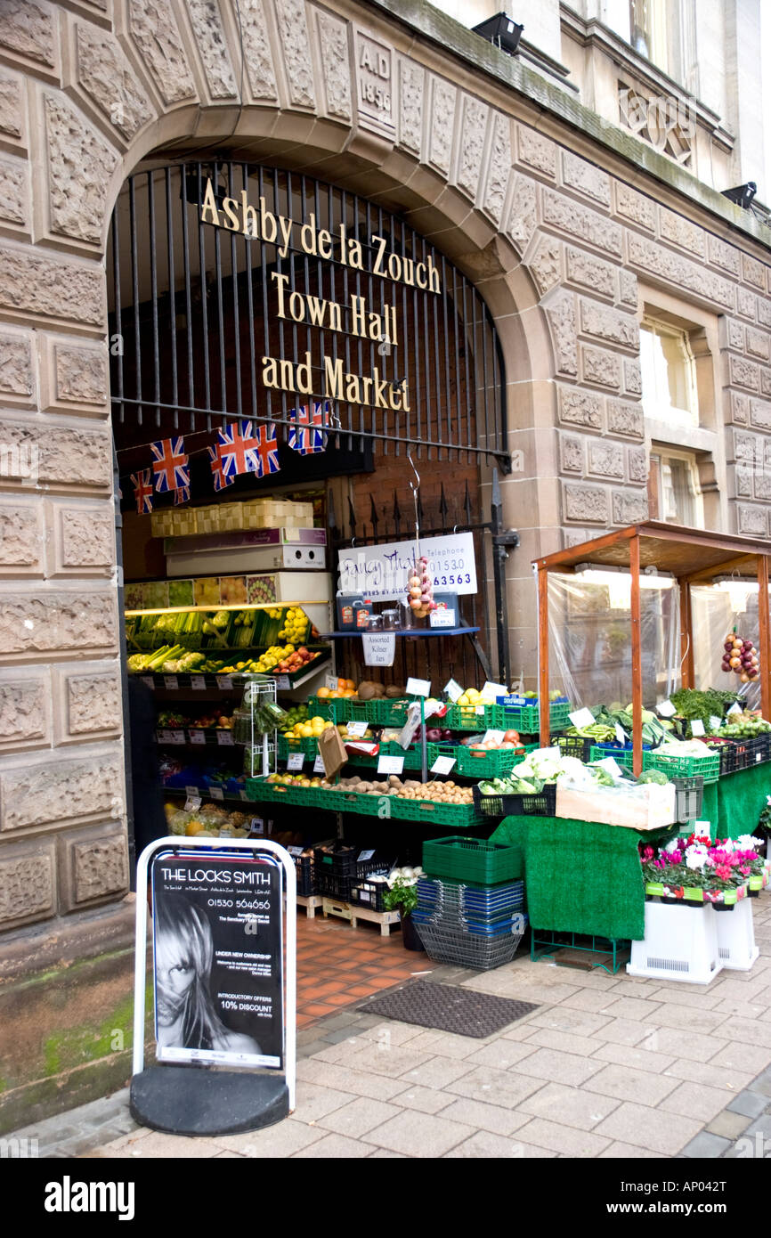 Town Hall and Market, Market Street, Ashby de la Zouch, Leicestershire