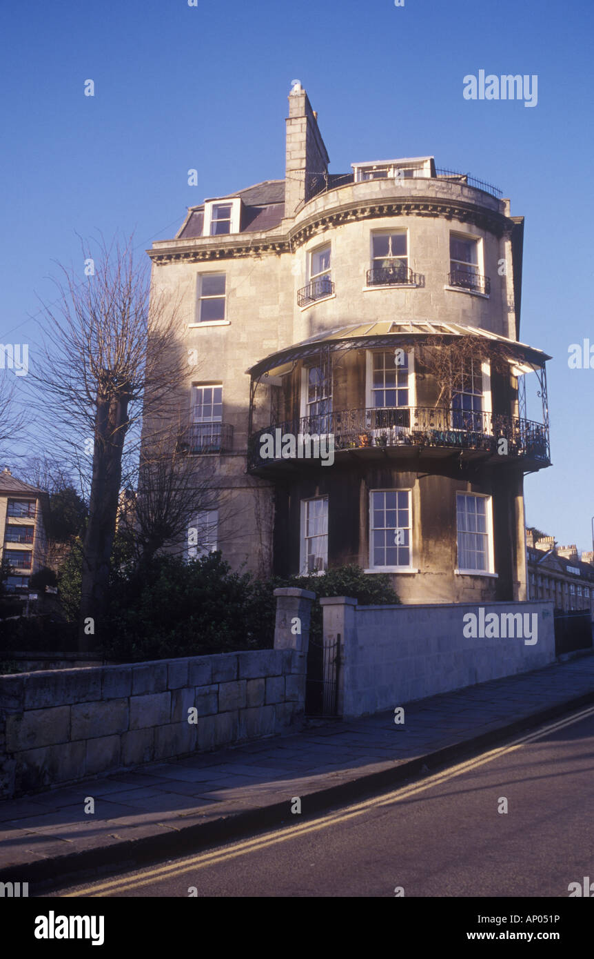 Camden Crescent, Bath, Somerset, UK Regency end of terrace house on