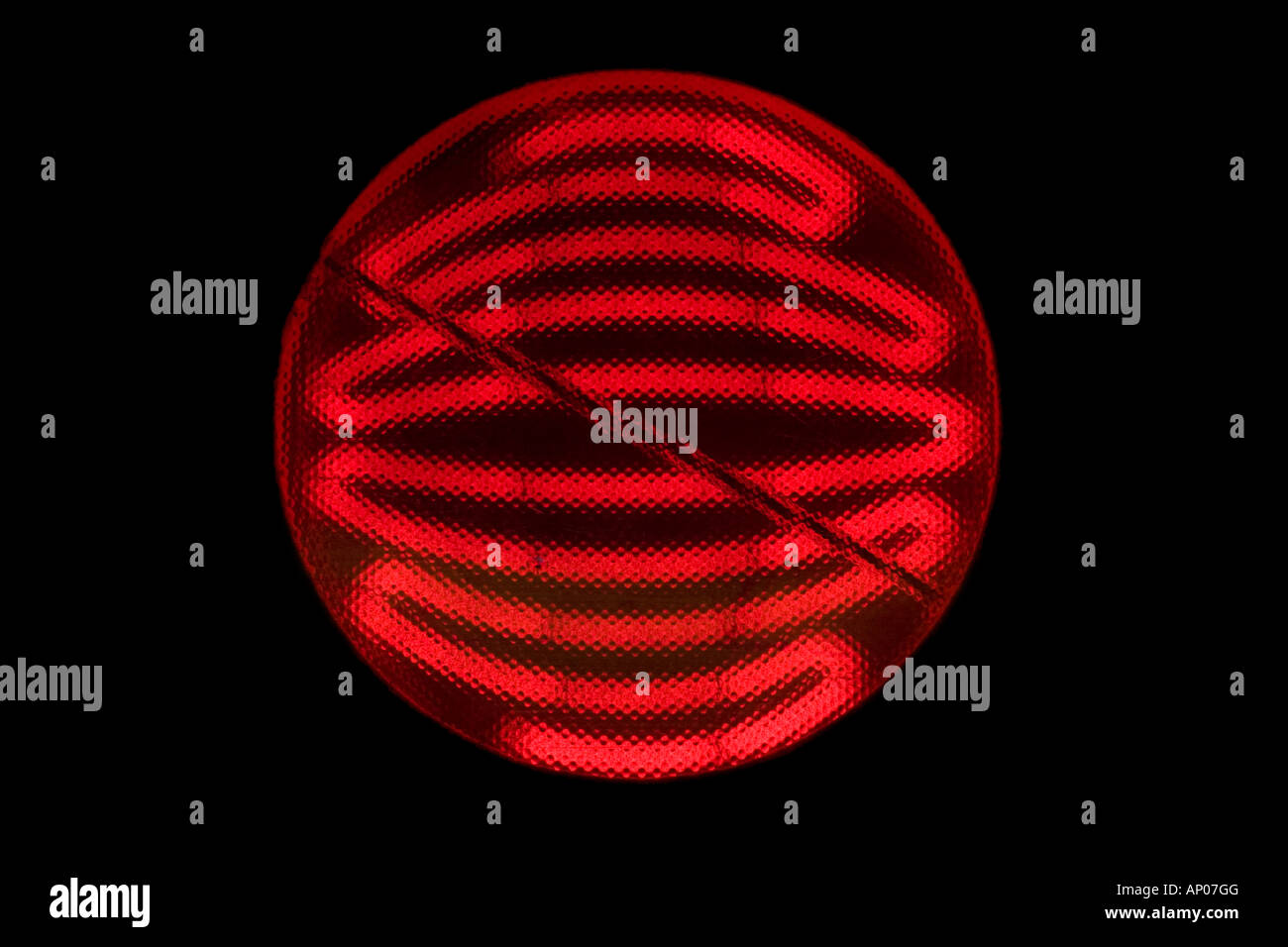 Glowing electric cooker ring Stock Photo Alamy
