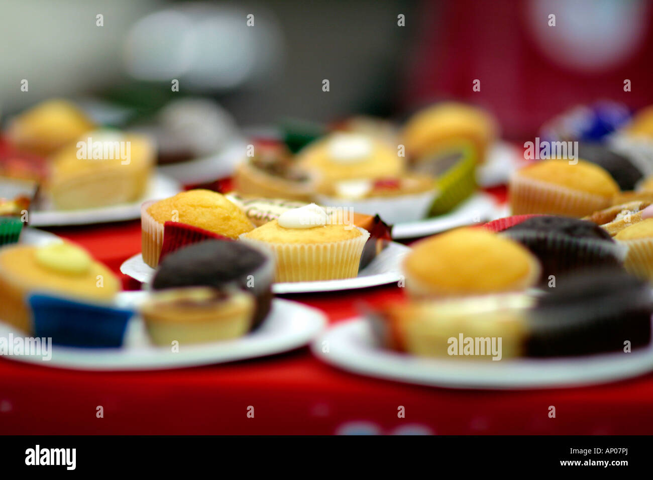 Cakes for sale Stock Photo Alamy