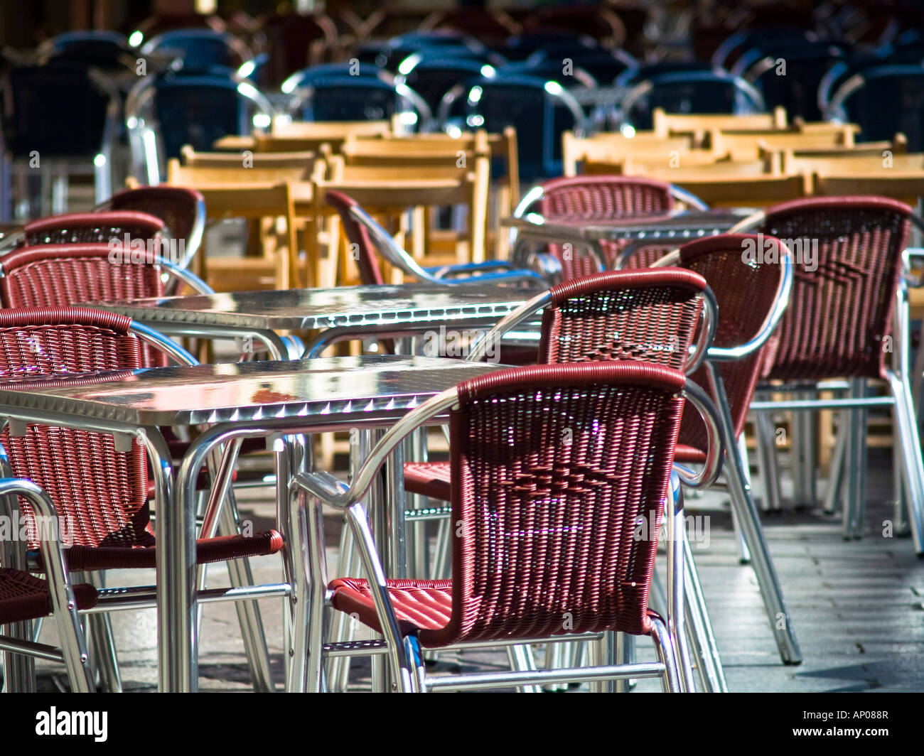 Chair in Leon - Spain Stock Photo