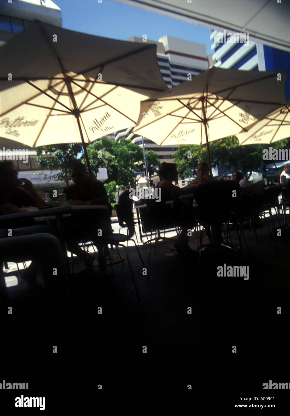 Street cafe Brisbane Queensland Australia 2497 Stock Photo Alamy