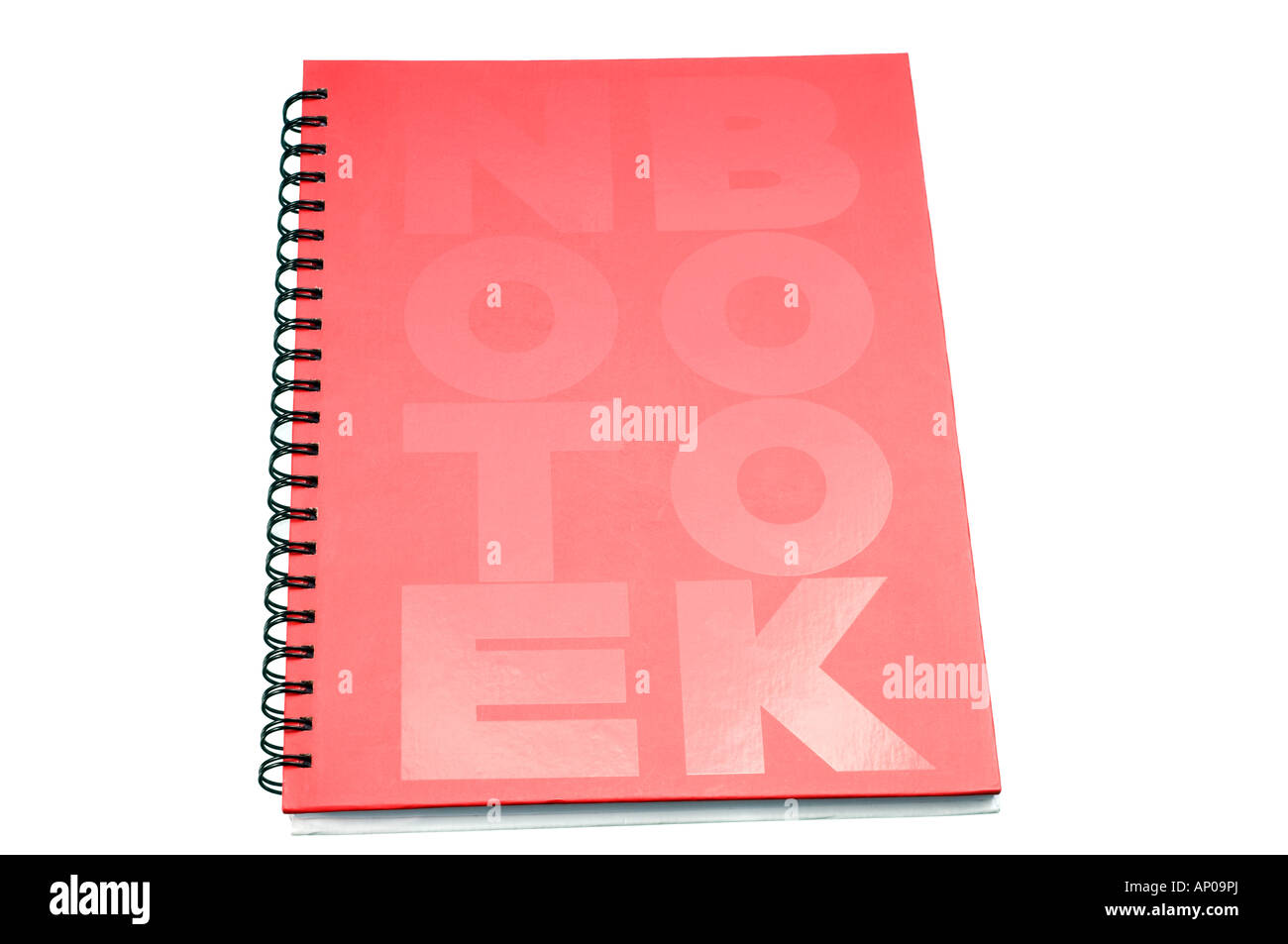 Large red note book Stock Photo
