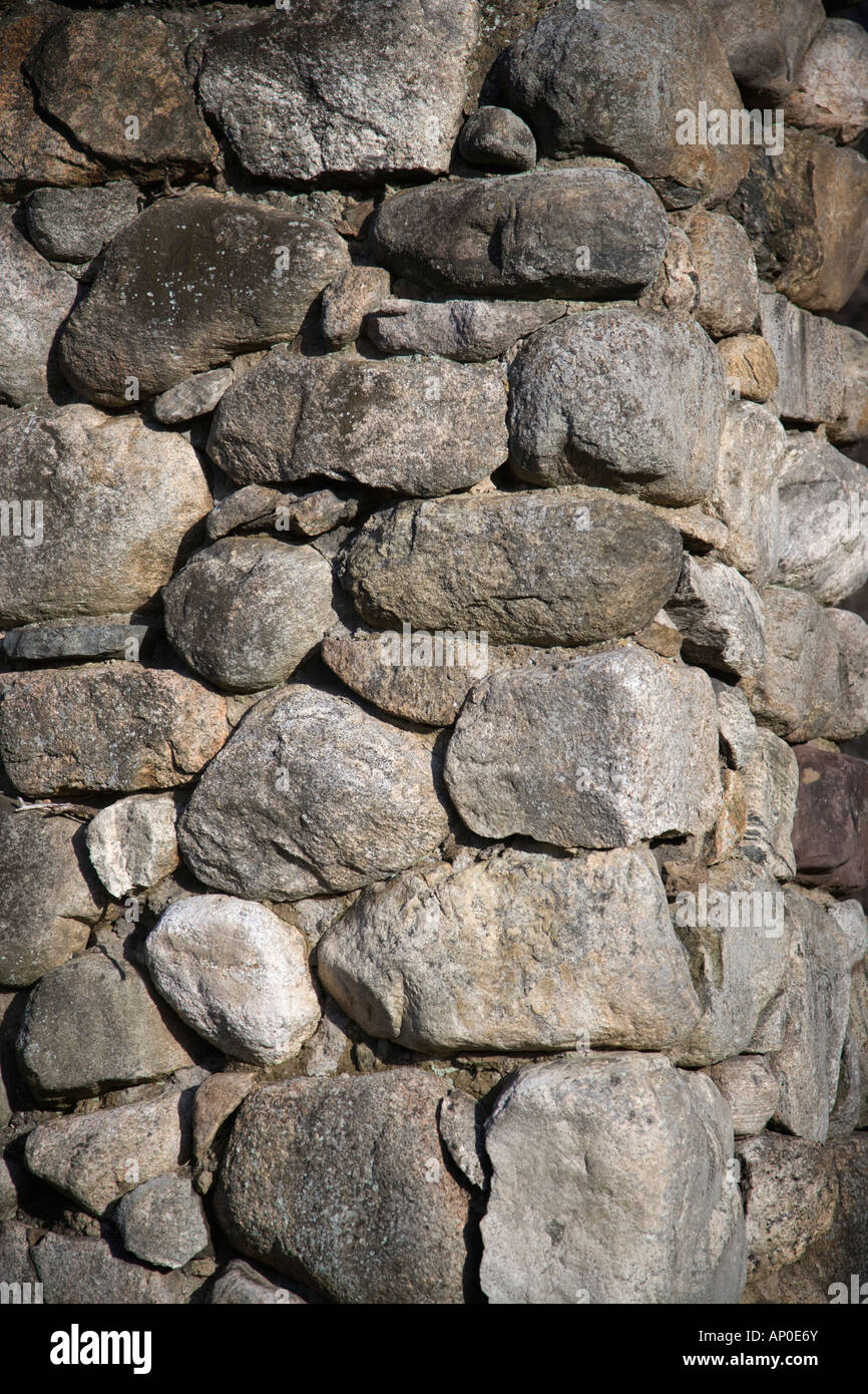 A wall made of large stones Stock Photo - Alamy