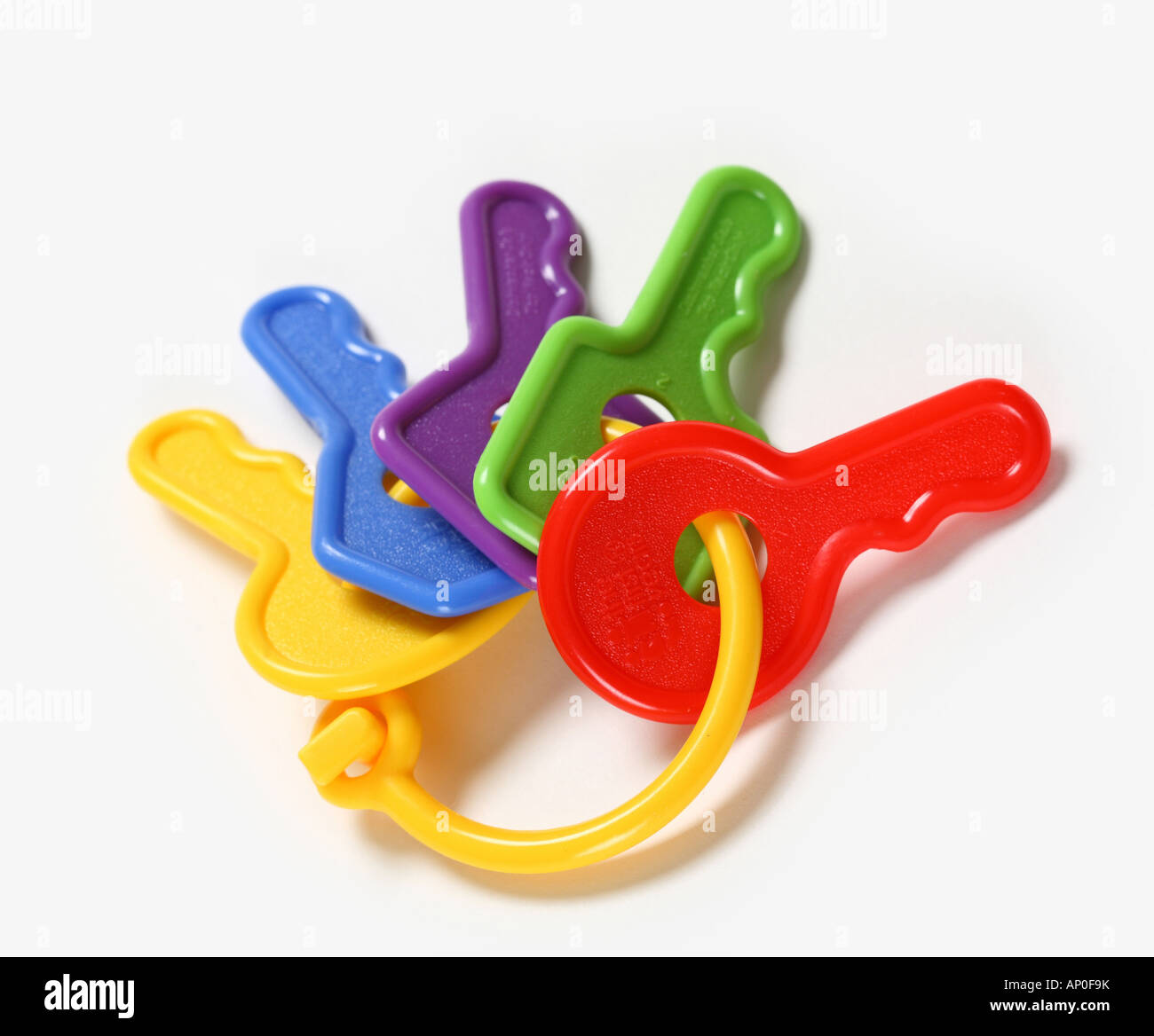 Baby Toy Keys Stock Photo