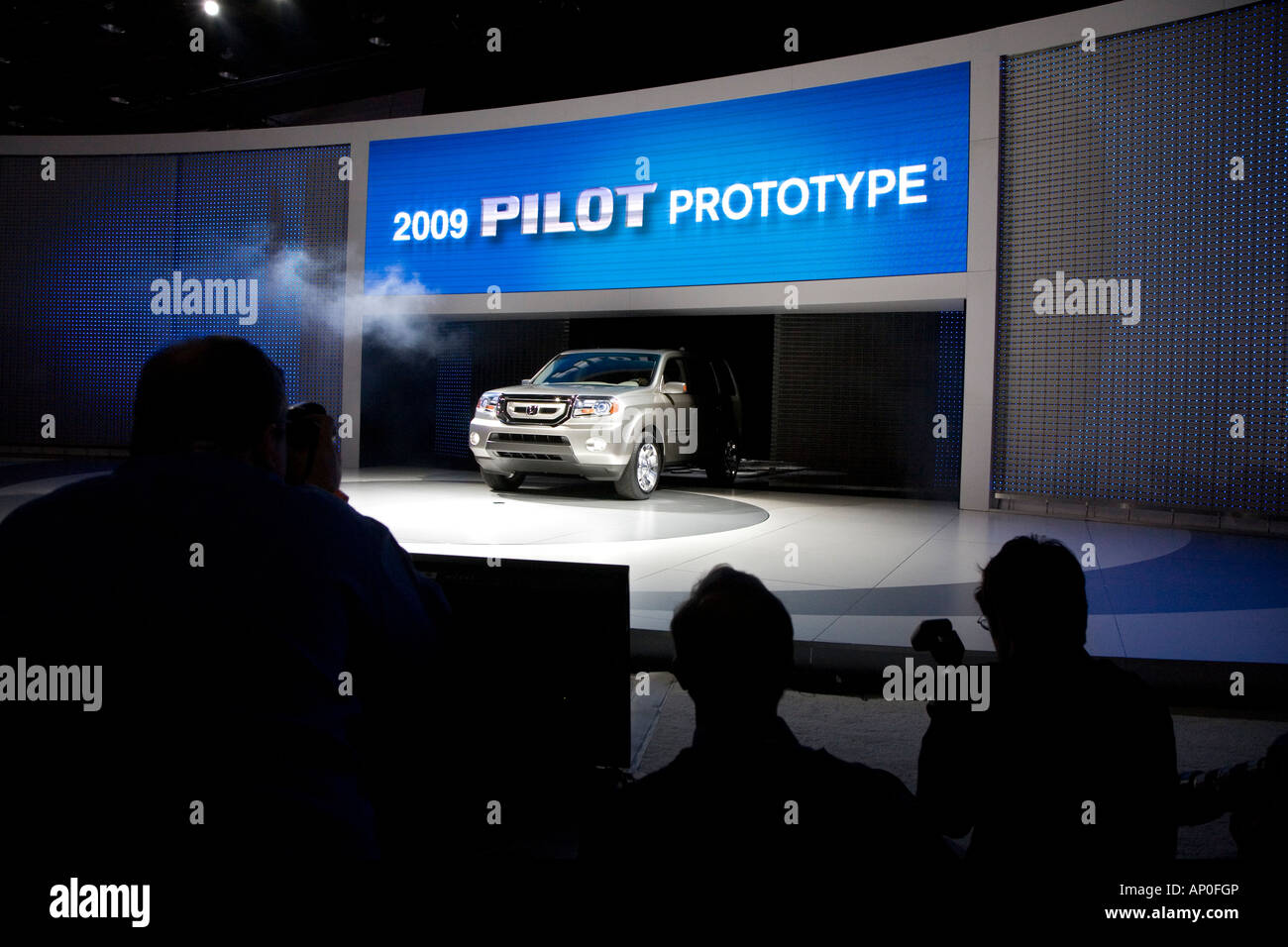 Honda Pilot Prototype is introduced at Detroit auto show Stock Photo