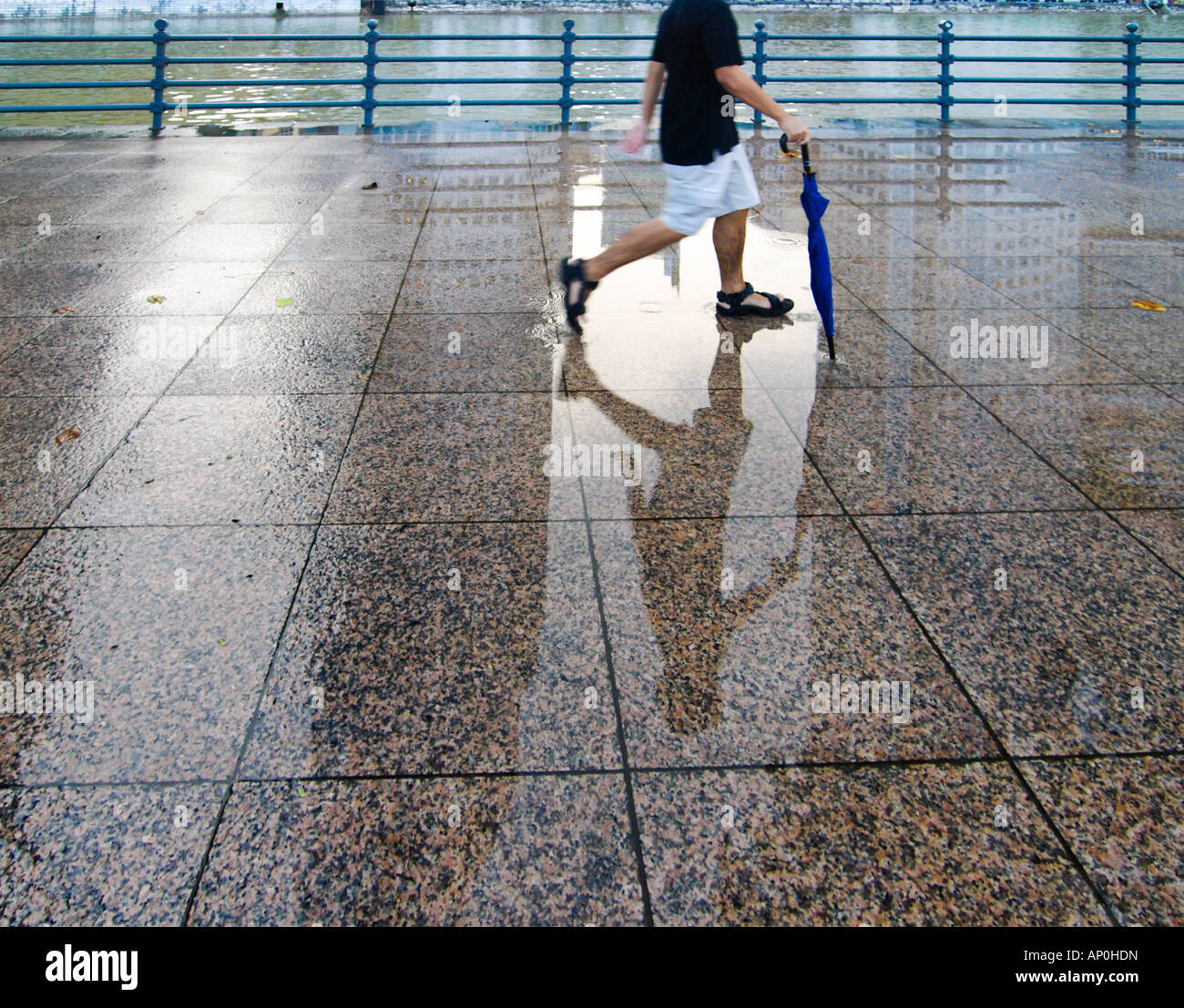 River Bank Raining Walking along the river bank after a rain Stock Photo - Alamy