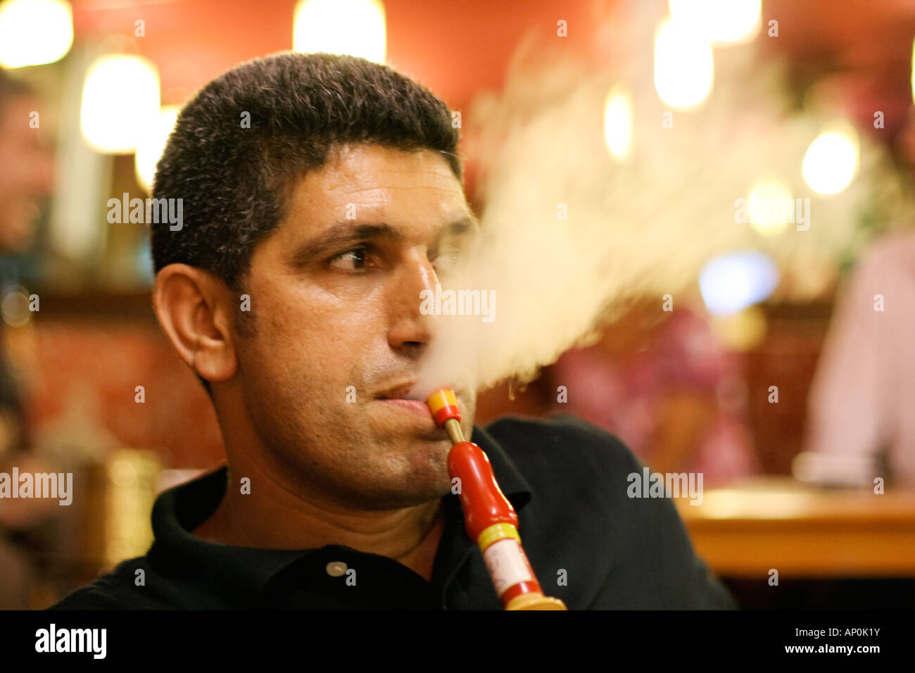 Turkish man smoking hi-res stock photography and images