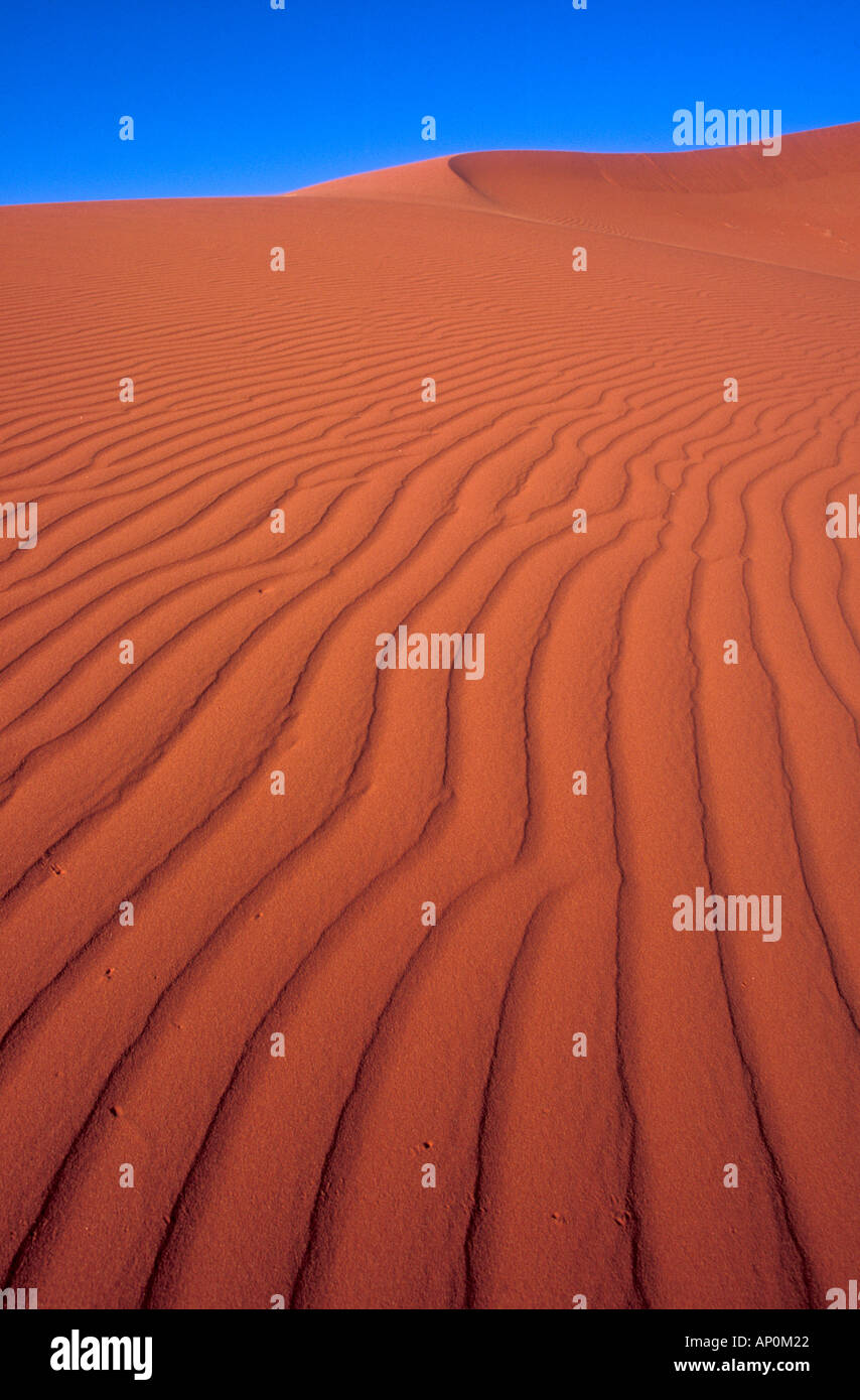 red sand dunes