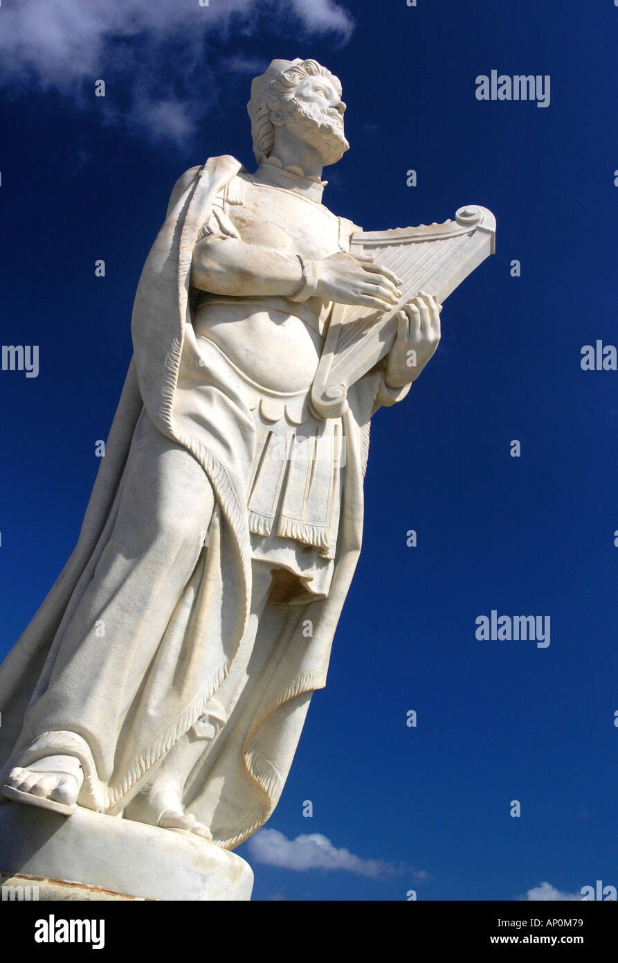 White Religious Marble Statue in Gozo Malta Stock Photo Alamy