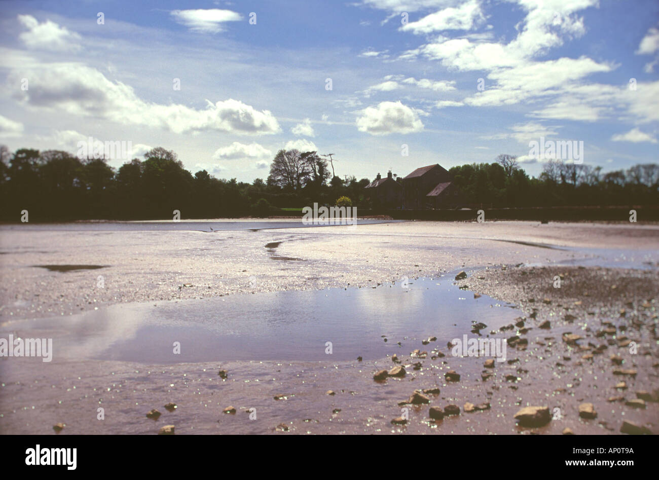 Mudflats Landshipping Quay Pembroke National Park Wales UK Stock Photo