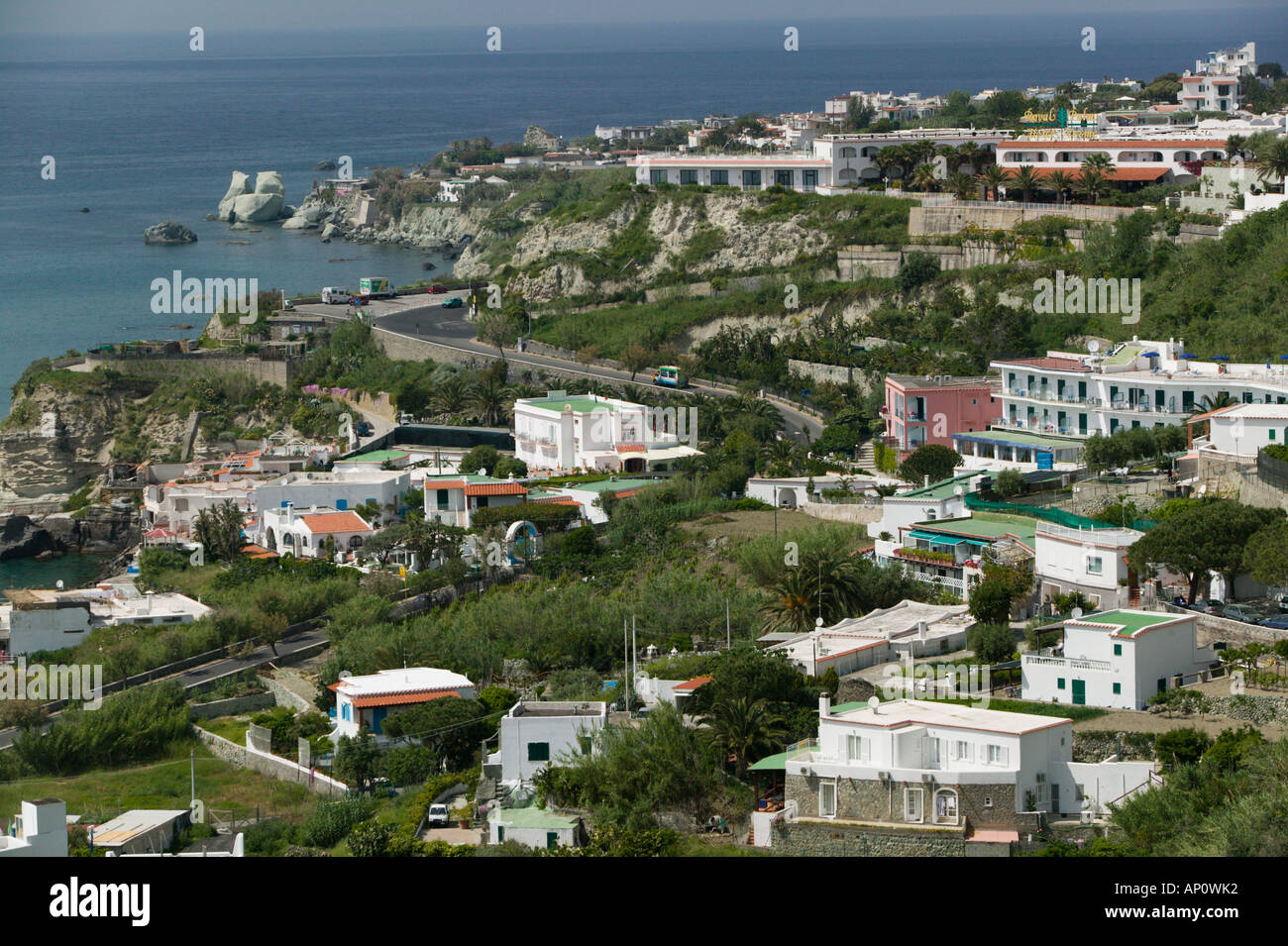 Italy Campania Bay Of Naples Ischia Citara View Of