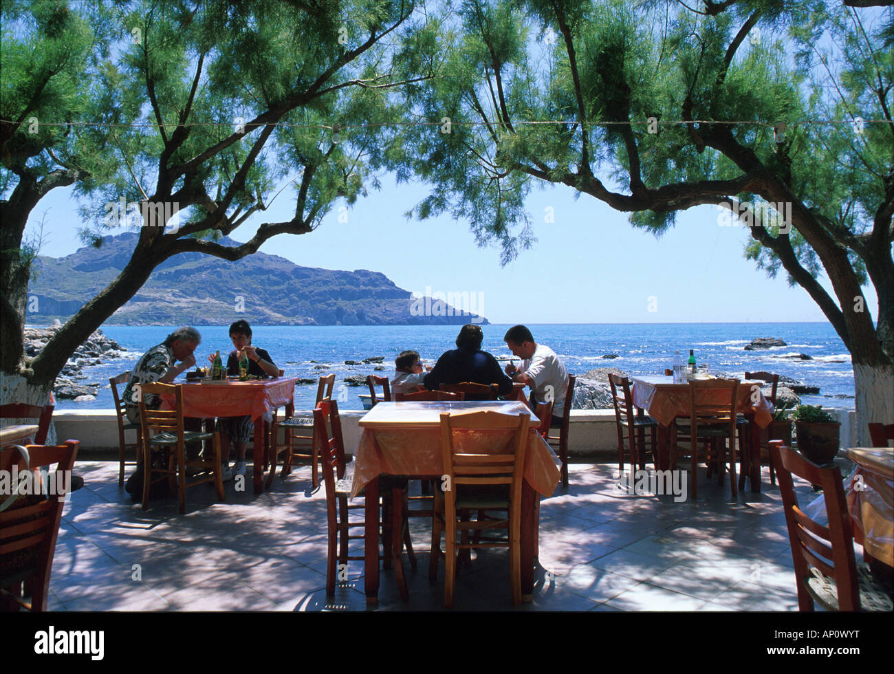 tavern-at-waterfront-tavern-christos-plakias-crete-greece-stock