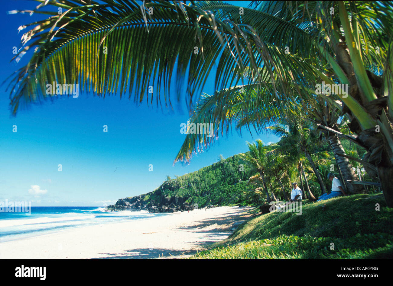 Beach Grande Anse, La Réunion Island, Indian Ocean Stock Photo Alamy
