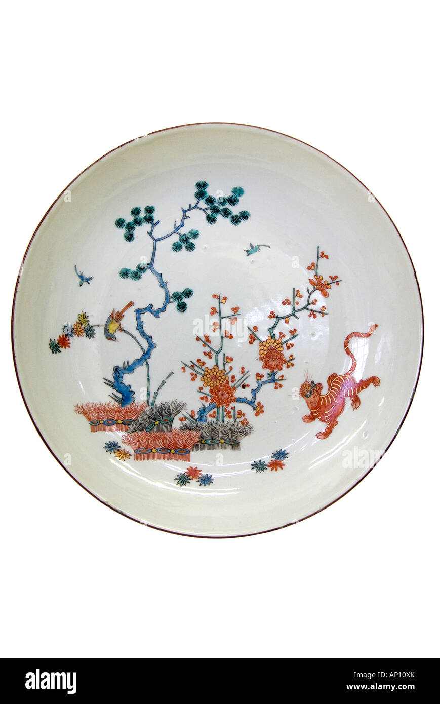 Plates Home & Living Made in Japan Plates with Blue Design Bird of