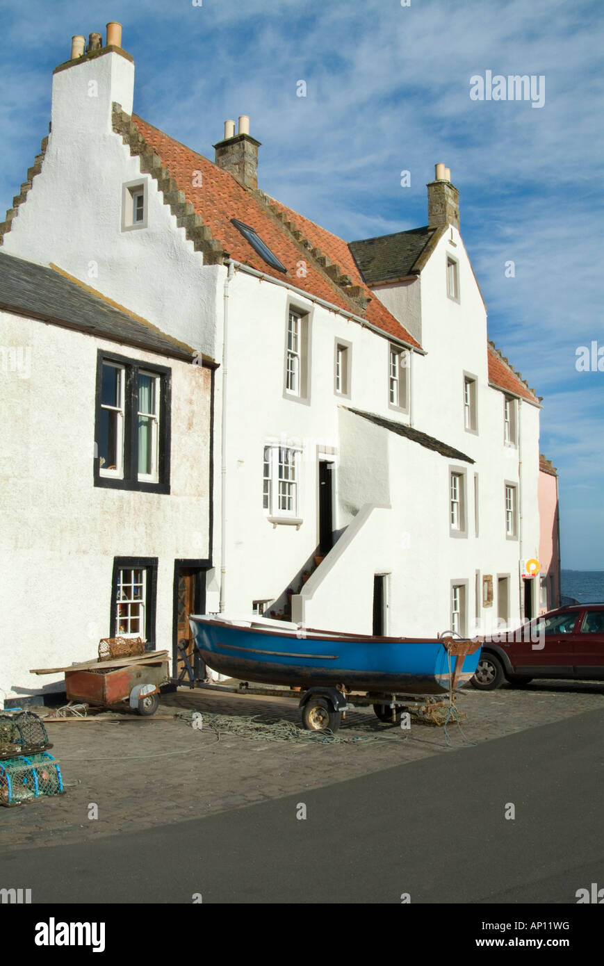 Pittenweem harbour hotel Scottish Scot Scotland fishing fish boat Nooke of Fife Scotland town UK