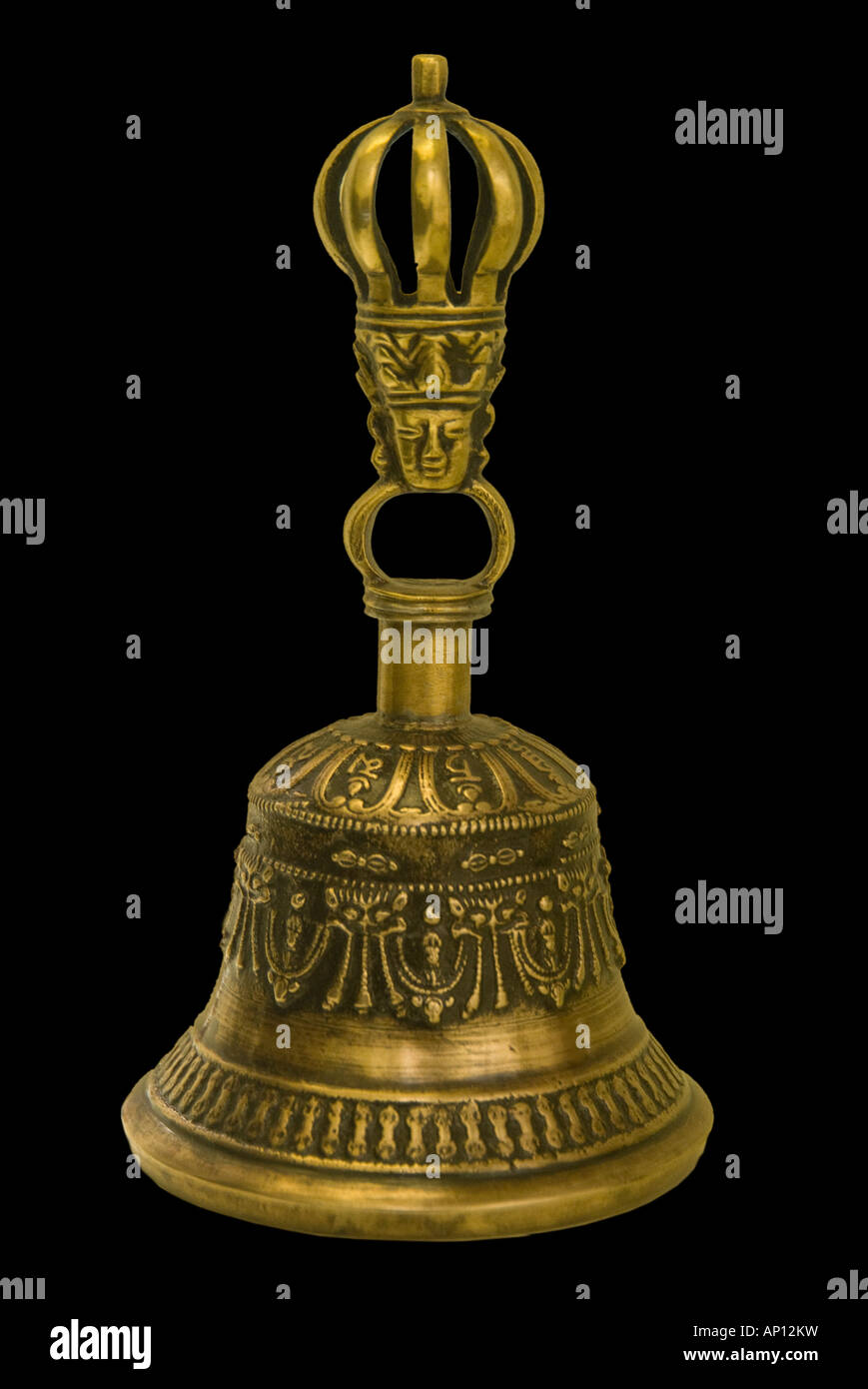 Tibetan Bells Alone Stock Photo - Download Image Now - Bell, Buddhism,  Cymbal - iStock