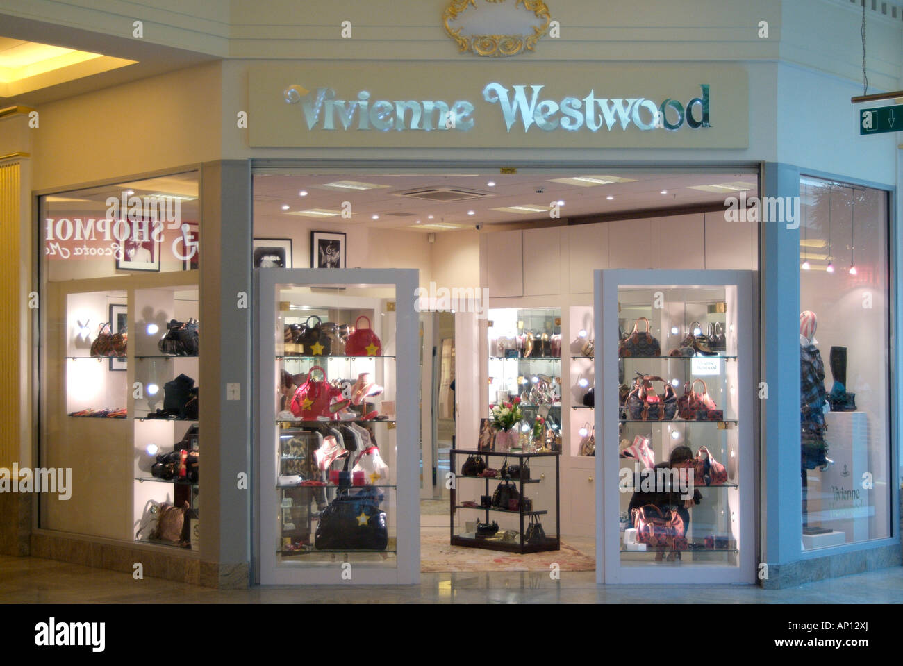 vivienne westwood window store Arndale UK United Kingdom England clothes garment men women retail GB Great Bri Photo - Alamy