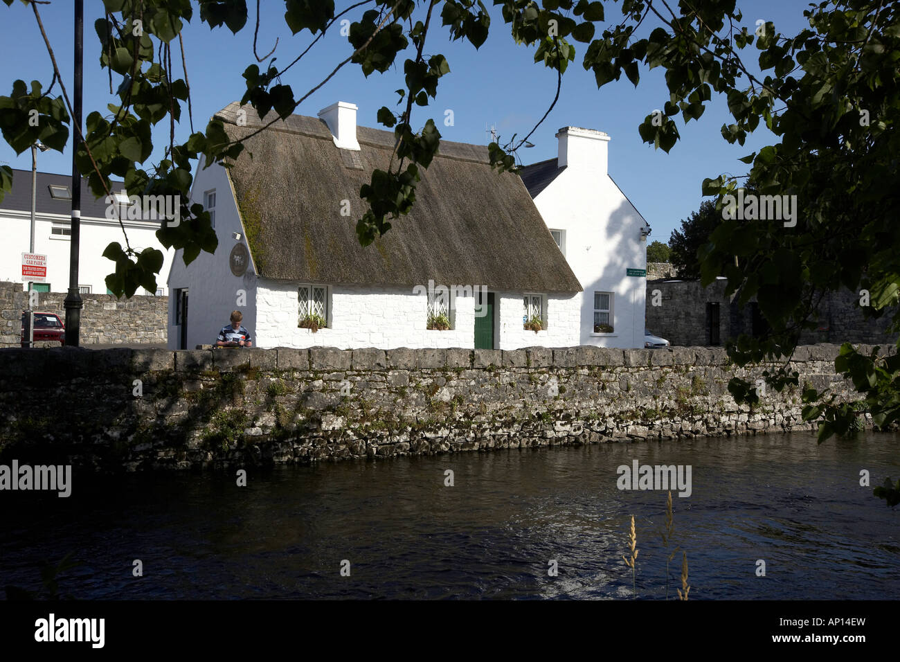 The Quiet Man Heritage Cottage Cong County Mayo Ireland Stock