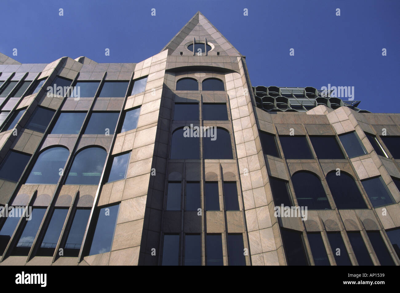 Minster Court, London Underwriting Centre, London, UK Stock Photo