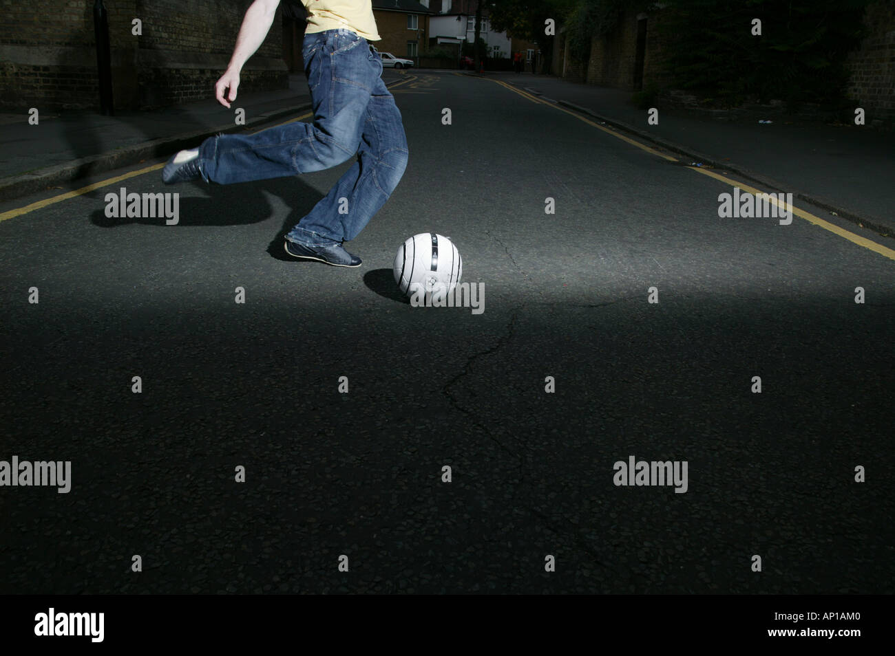 Football kick hires stock photography and images Alamy