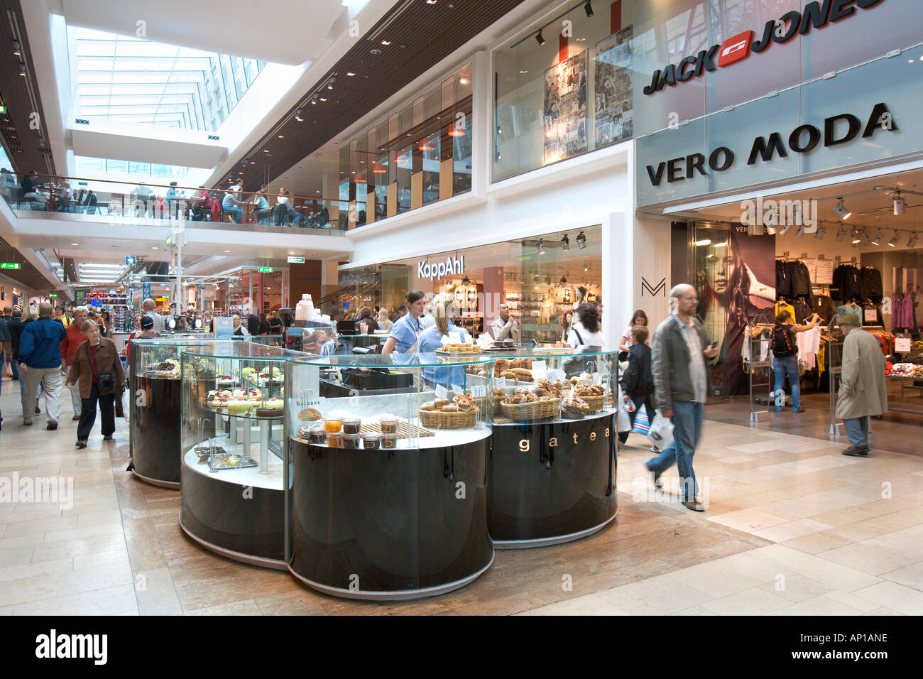 SWEDEN STOCKHOLM SHOPPING MALL GALLERIAN Stock Photo - Alamy
