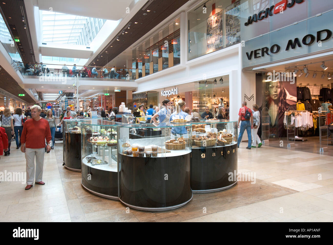 SWEDEN STOCKHOLM SHOPPING MALL GALLERIAN Stock Photo: 8938718 - Alamy