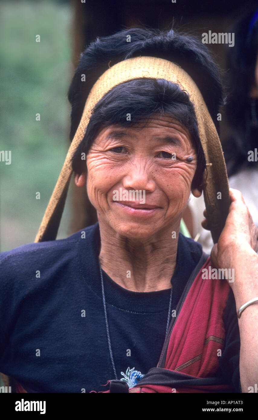 Apatani tribal women in Arunachal Pradesh,India,carry heavy weights in ...