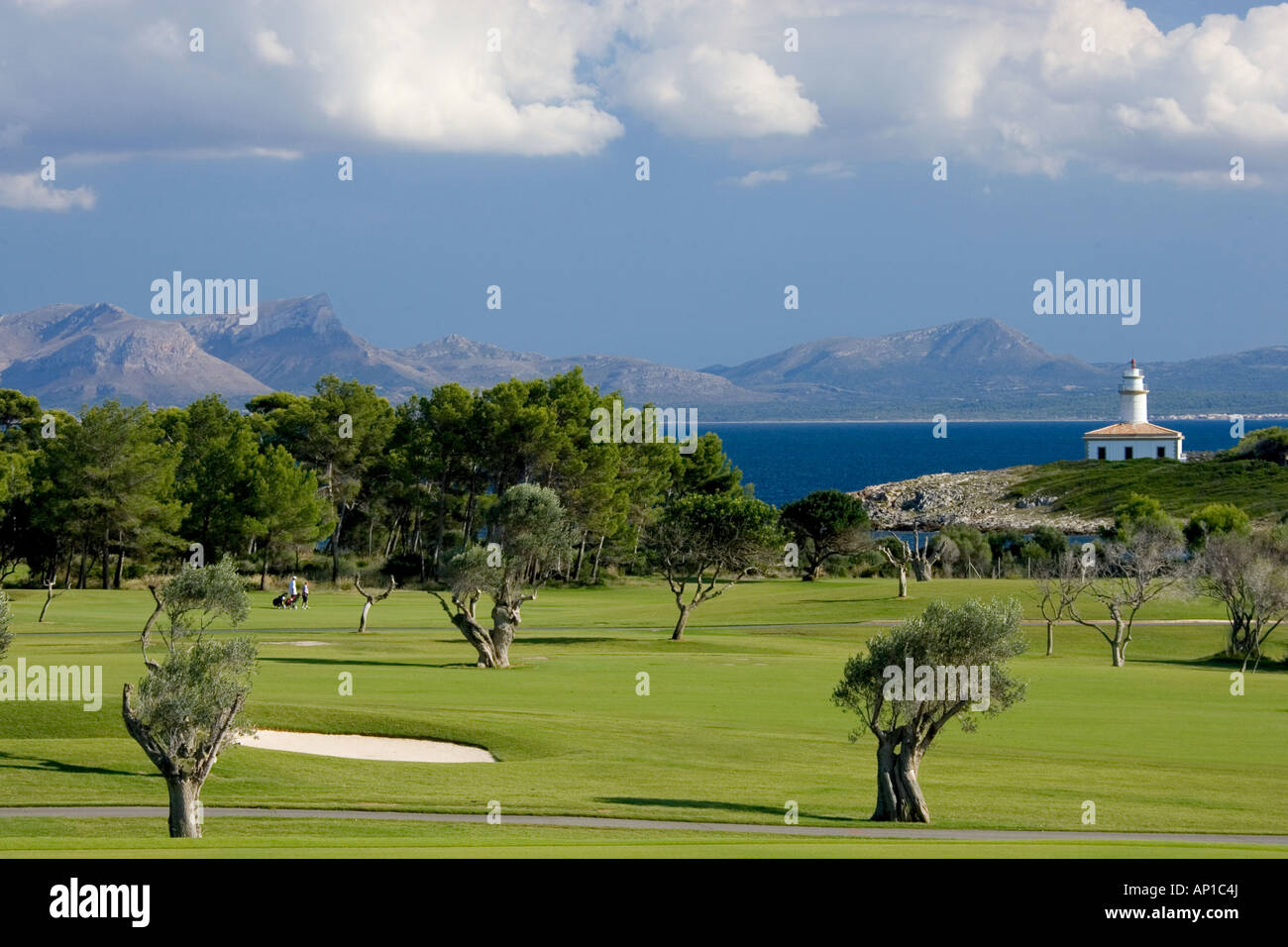 Club de Golf Alcanada, Badia de Alcudia, Majorca, Spain Stock Photo - Alamy