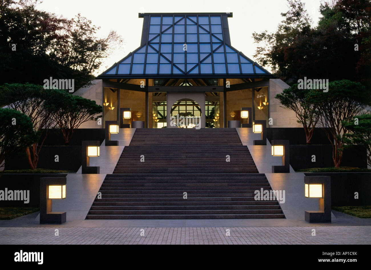 Miho museum near Shigaraki, architect I. M. Pei (1996), Japan Stock Photo -  Alamy