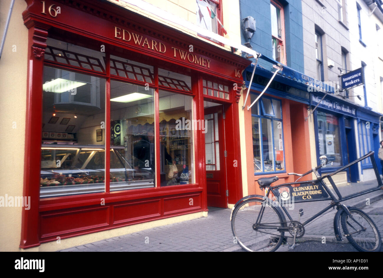 clonakilty black pudding co exterior the original irish black pudding butchers clonakilty county cork Ireland eire Stock Photo