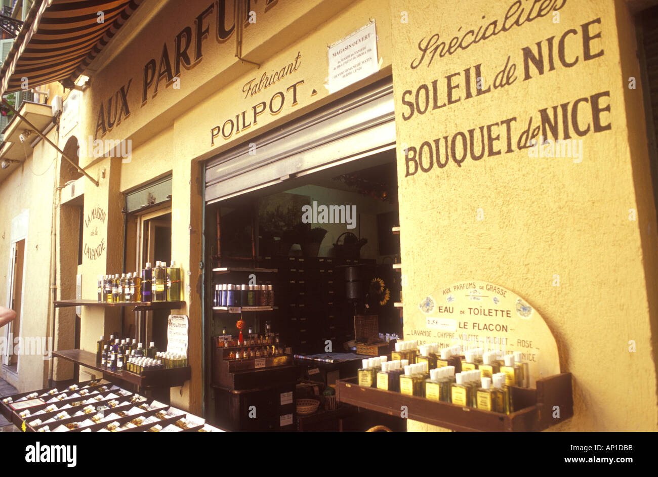 perfume and fragrance shop old vieux nice french riviera france cote d azur  Stock Photo - Alamy