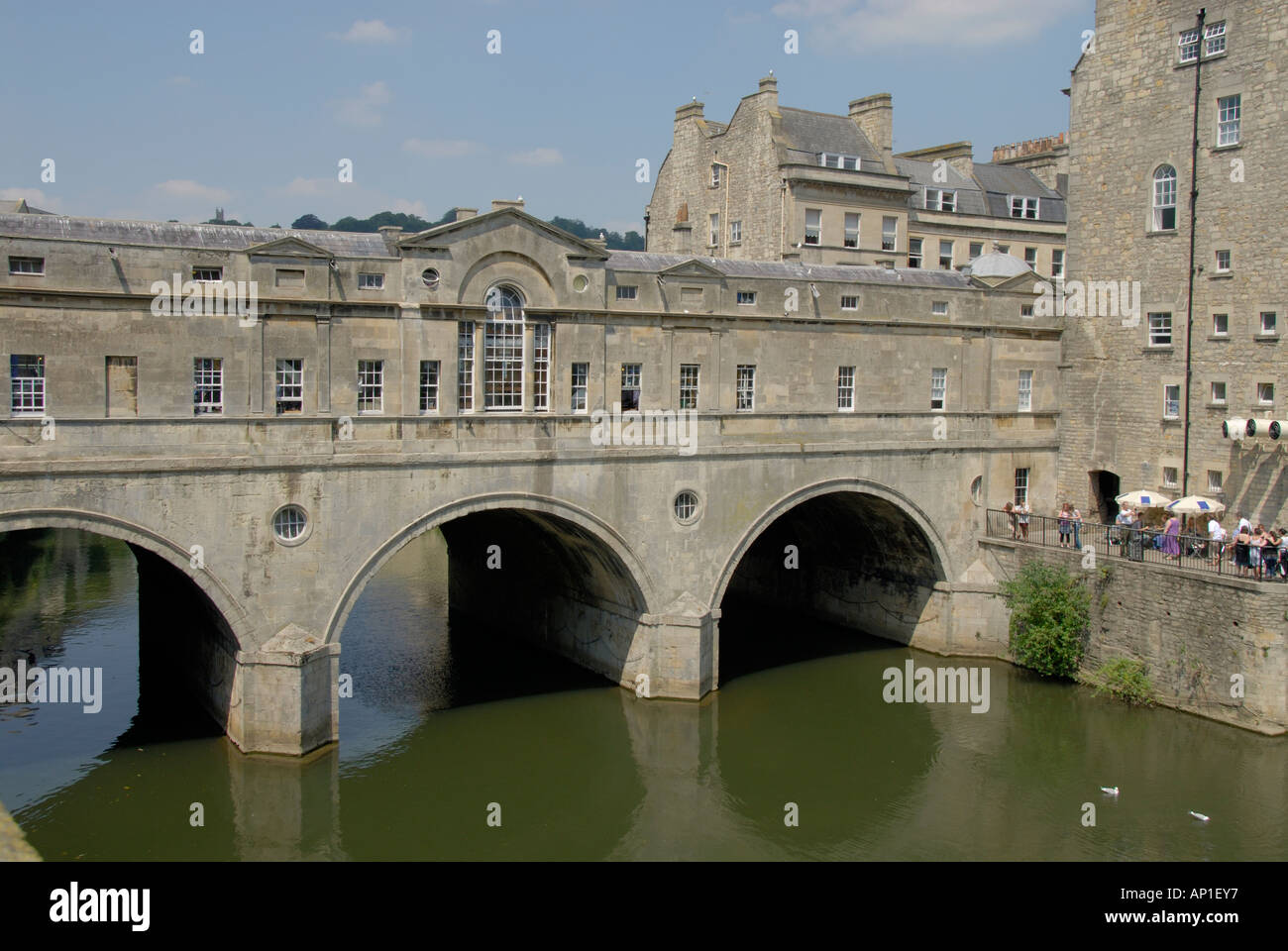 Pulteney bridge and River Avon Bath England Stock Photo