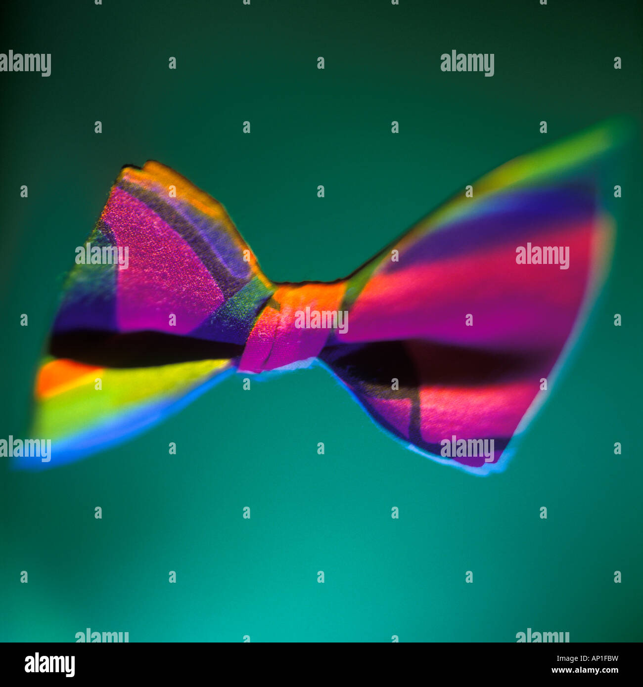 Colourful Bow tie Stock Photo
