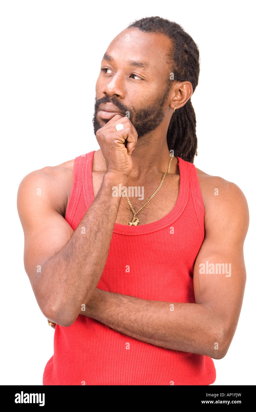 Dreadlocks black man Cut Out Stock Images & Pictures - Alamy