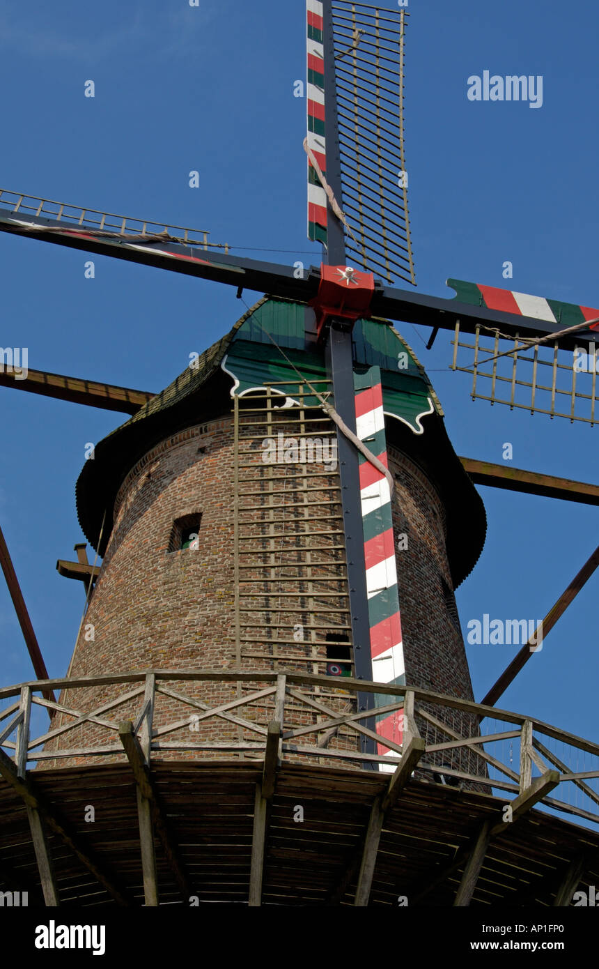 Historic windmill in Kalkar Germany Stock Photo
