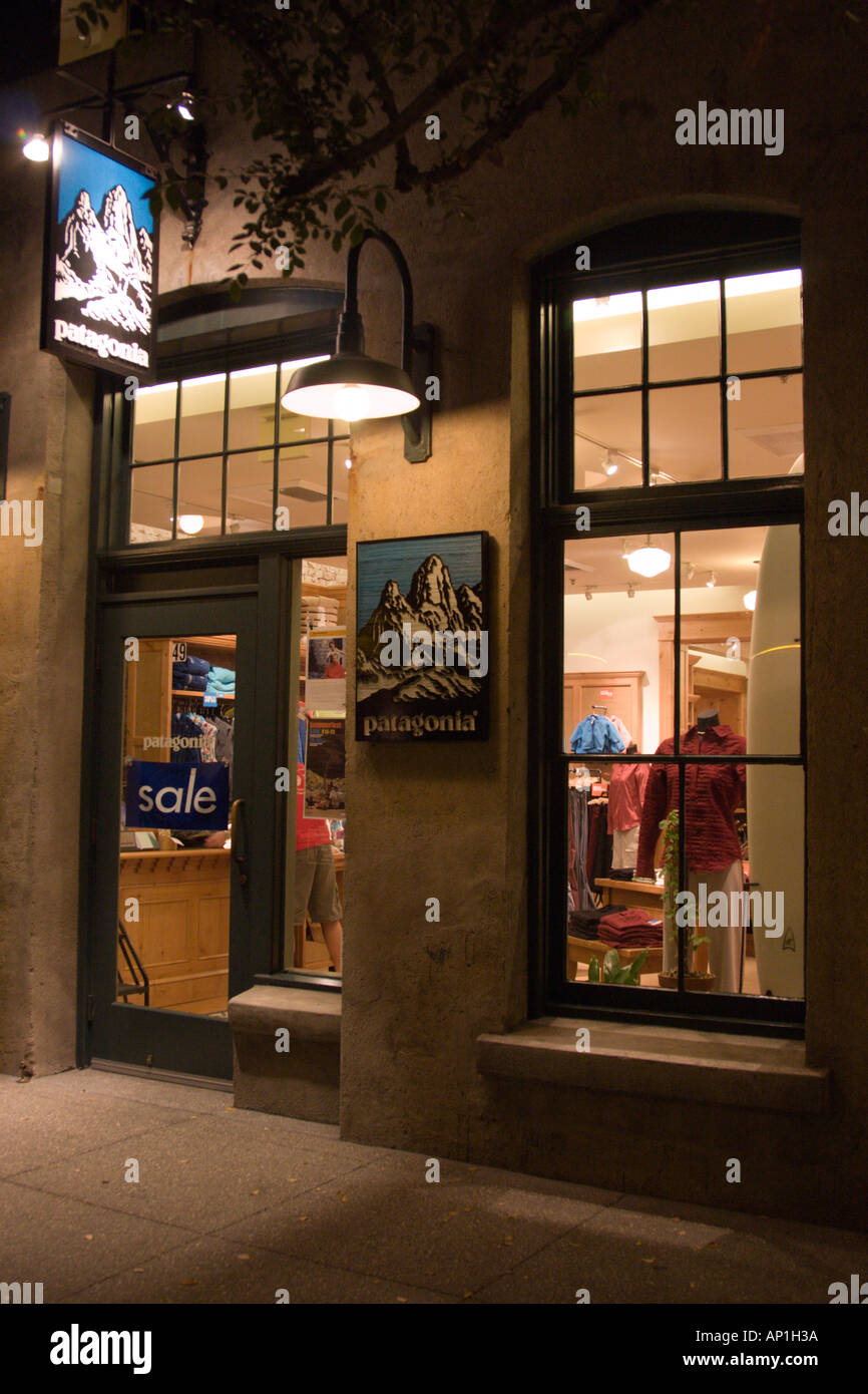 Patagonia Outdoor Clothing Store, One Colorado, Old Town Pasadena, Los Angeles County, Southern California Stock Photo