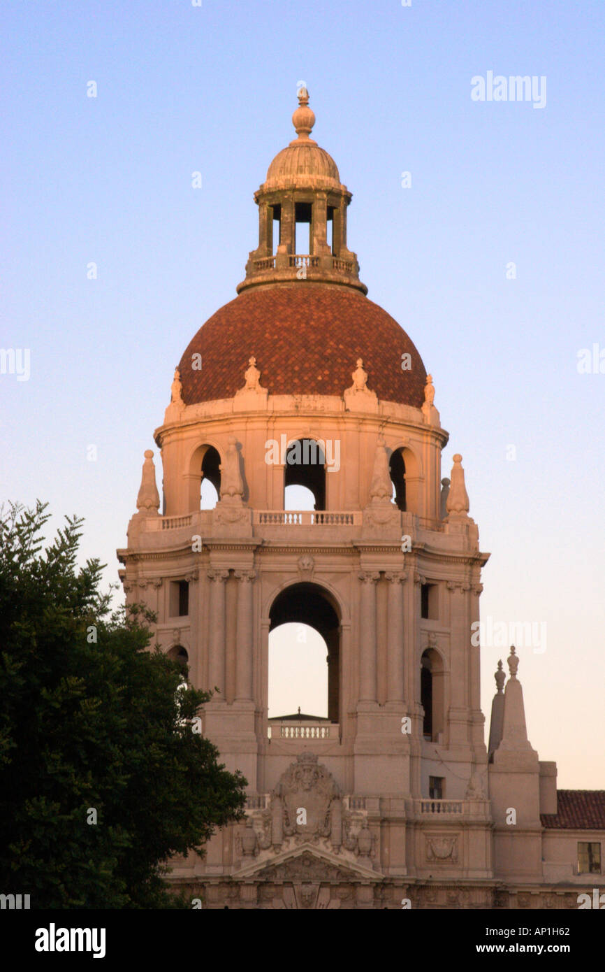 Dome of City Hall, Pasadena, Los Angeles County, Southern California Stock Photo