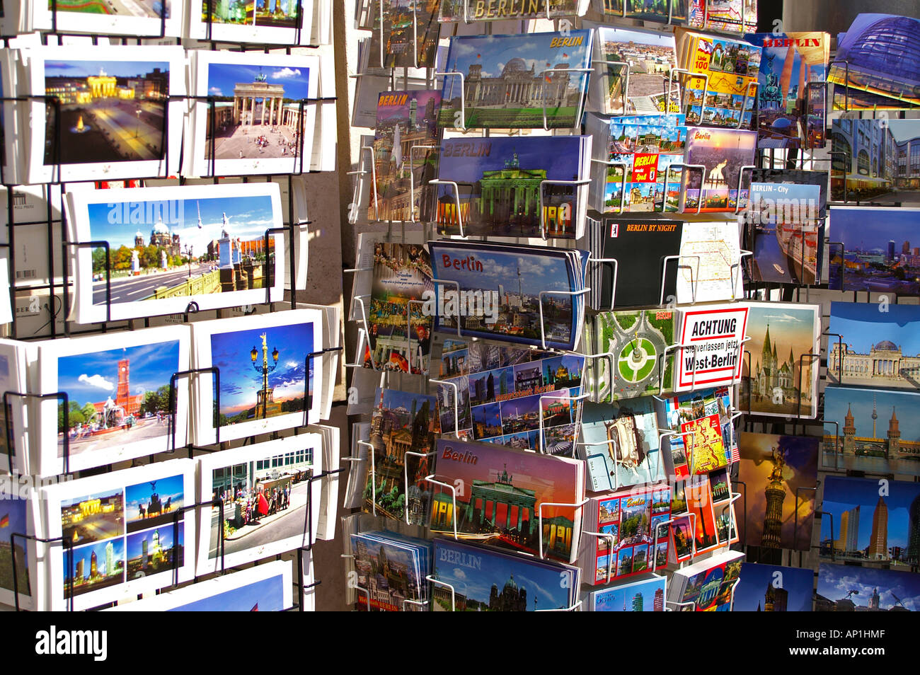 Postcards of Berlin Stock Photo Alamy