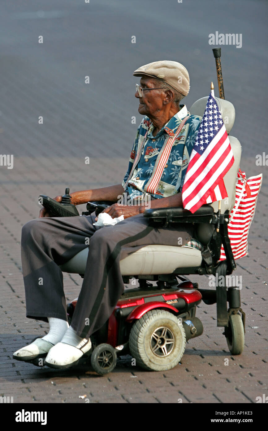 American wheelchair patriot flag stars hi-res stock photography and images  - Alamy