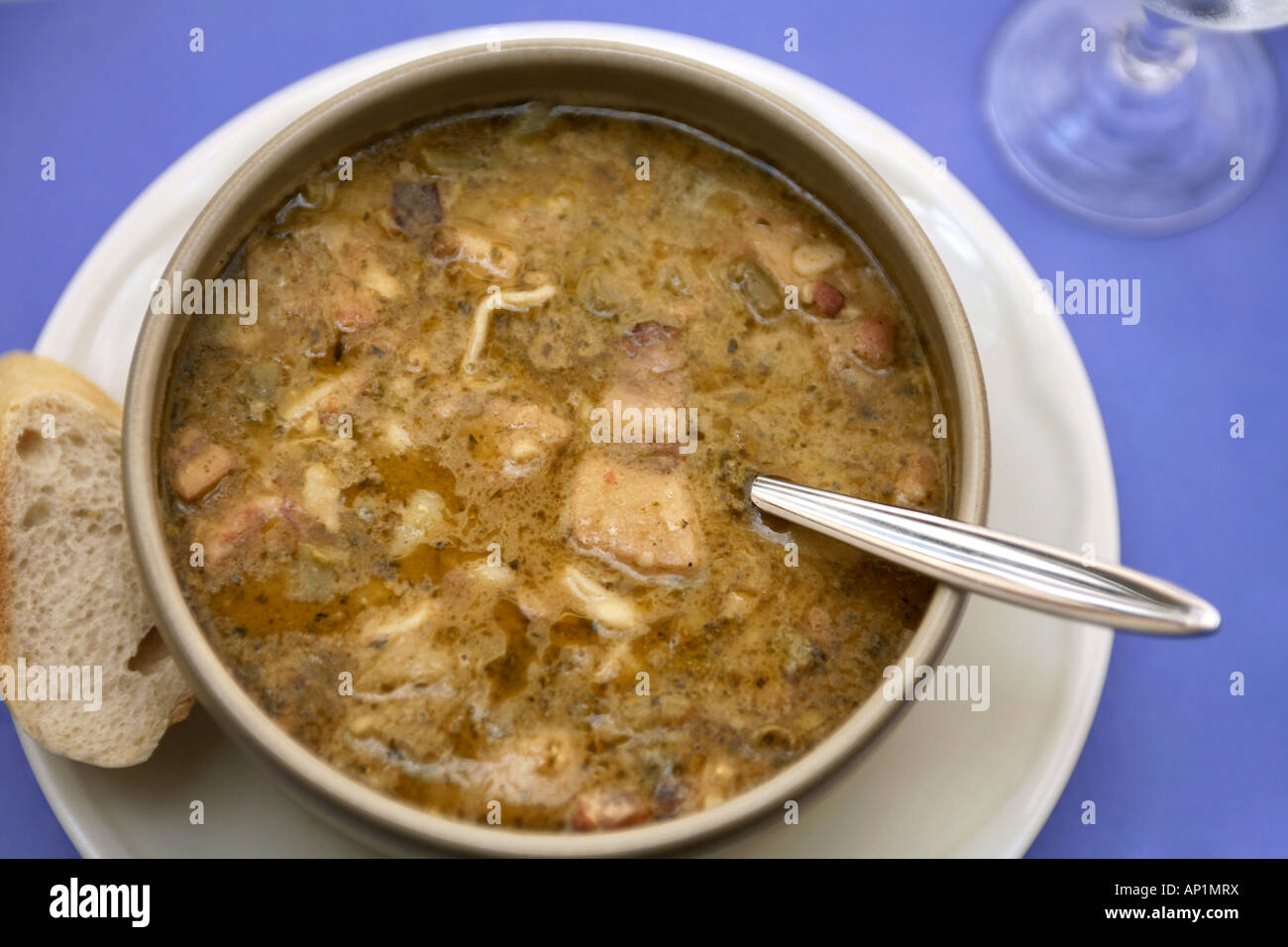 The local soup, Soupe Corse, Calvi, Corsica, France Stock Photo Alamy