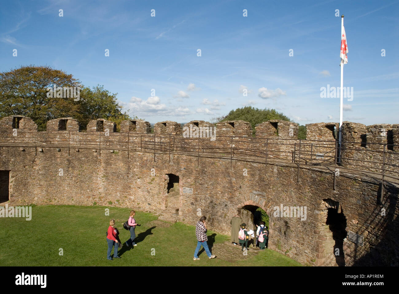 Devon castle keep hi-res stock photography and images - Alamy