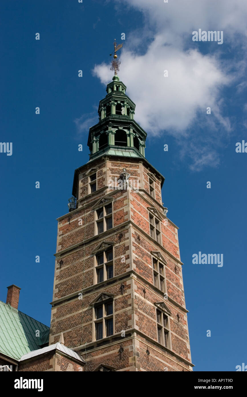Castle Tower closeup Copenhagen Used from 1658 as Treasury of